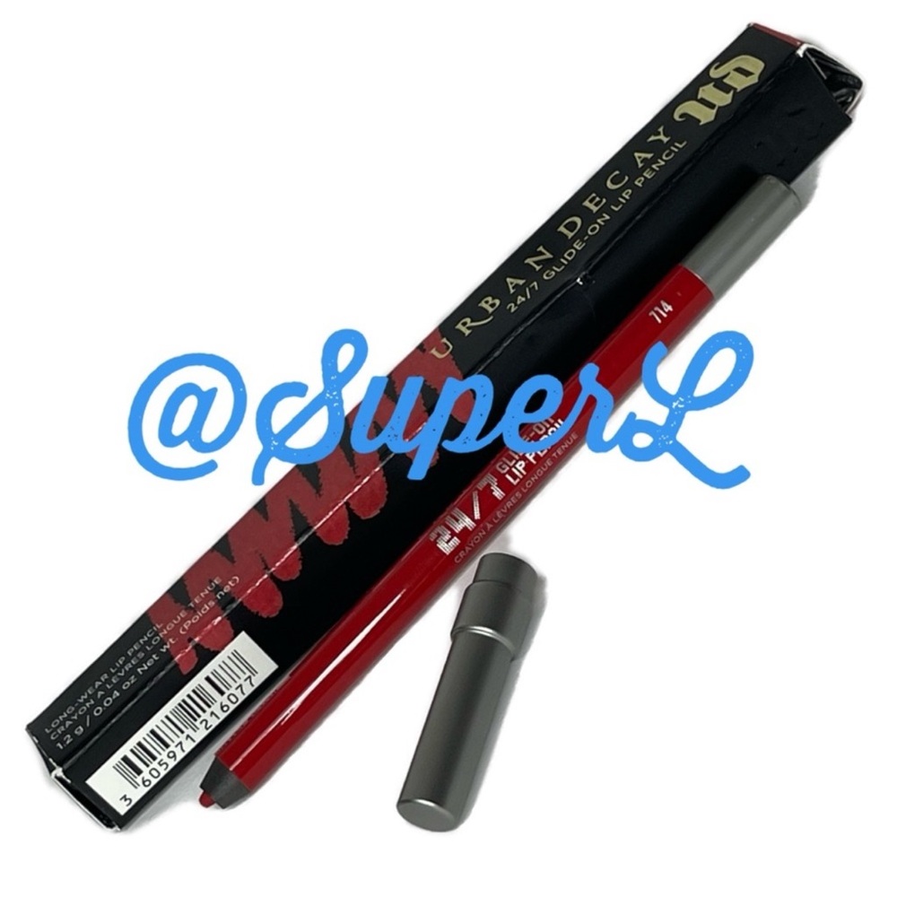 2/$20 NEW UD Urban Decay Bold Red Lip Pencil 714 Lip Liner Lipstick Red